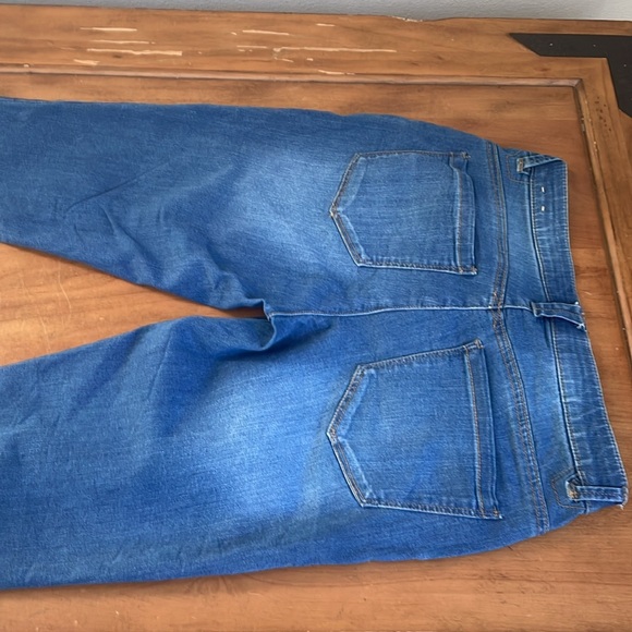 Democracy AbTechnology Blue Ankle Jeans with Frayed Hem Size 6 - Picture 14 of 14